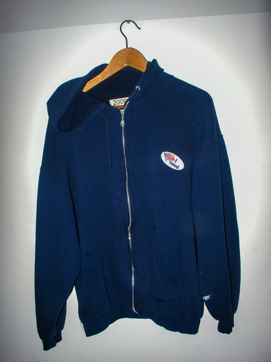 I Voted Sticker Zip Up Hoodie