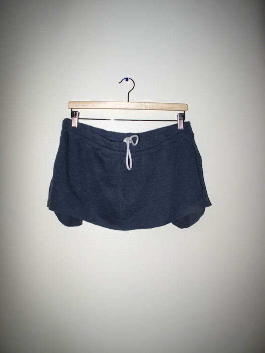 Cut Off Sweat-pant Skirt